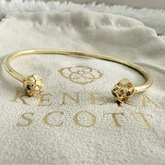 NWOT Kendra Scott Rue Gold Cuff Bracelet